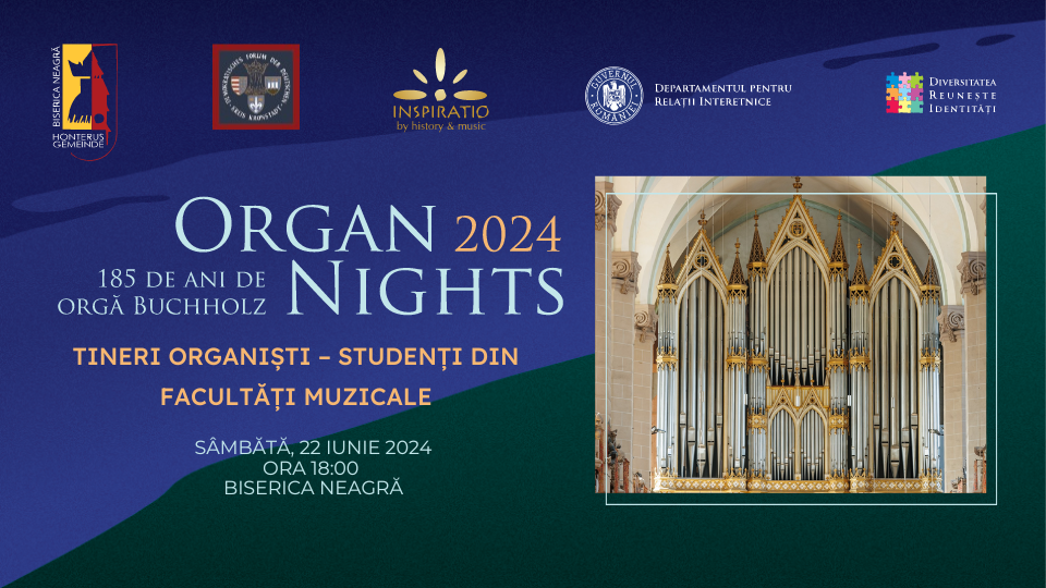 Organ Nights - Tineri organiști din România la Biserica Neagră