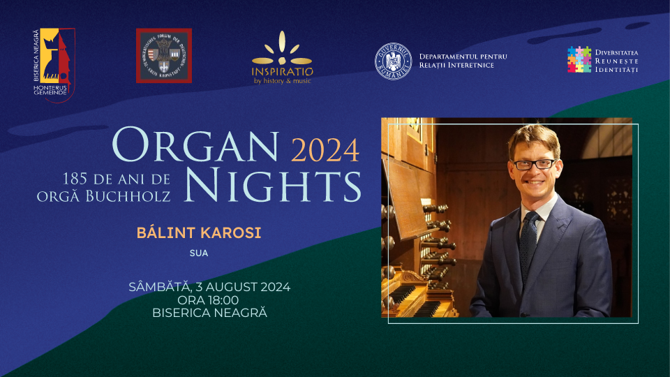Organ Nights - Bálint Karosi la Biserica Neagră