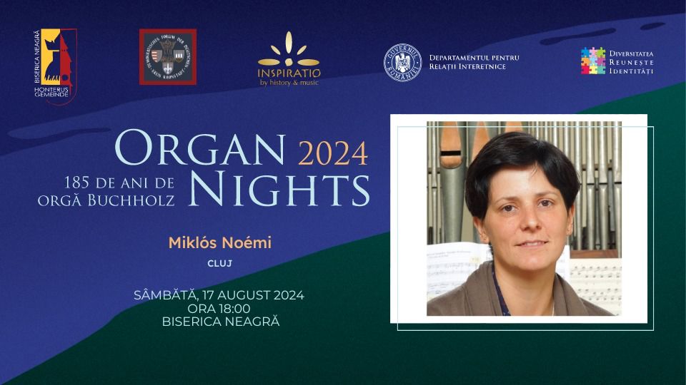 Organ Nights - Noémi Miklós la Biserica Neagră