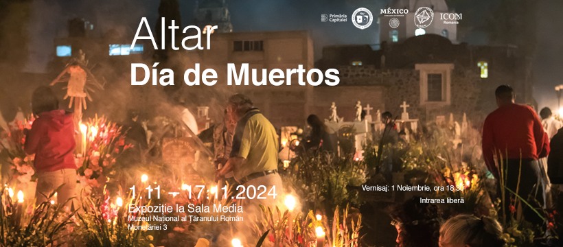 Altar de Día de Muertos la Muzeul Național al Țăranului Român