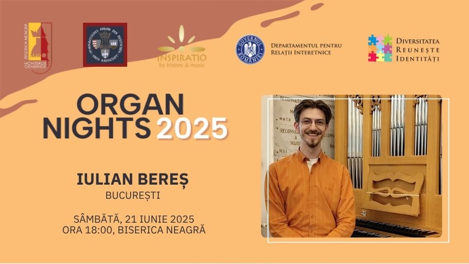 Organ Nights - Iulian Bereș la Biserica Neagră