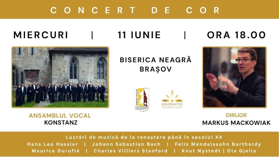 Ansamblul Vocal Konstanz la Biserica Neagră