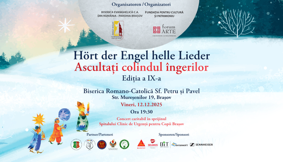 Concert caritabil - Ascultați colindul îngerilor, ediția a IX-a