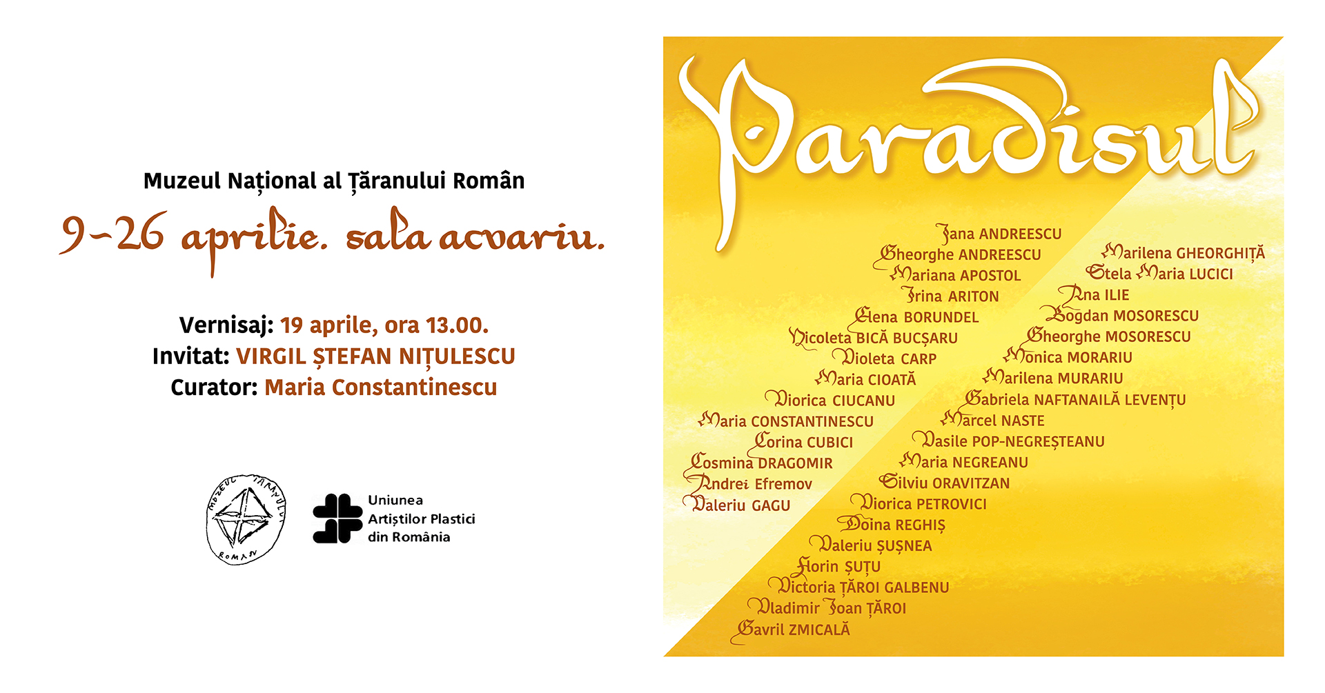 PARADISUL / Expoziție colectivă