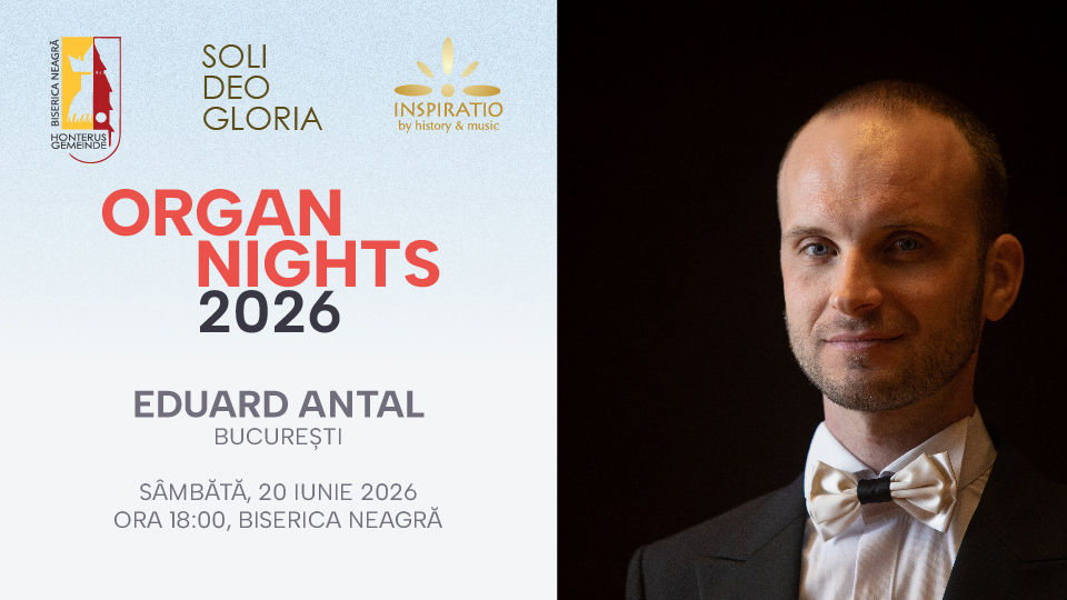 Organ Nights - Eduard Antal la Biserica Neagră