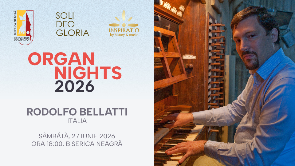 Organ Nights - Rodolfo Bellatti la Biserica Neagră
