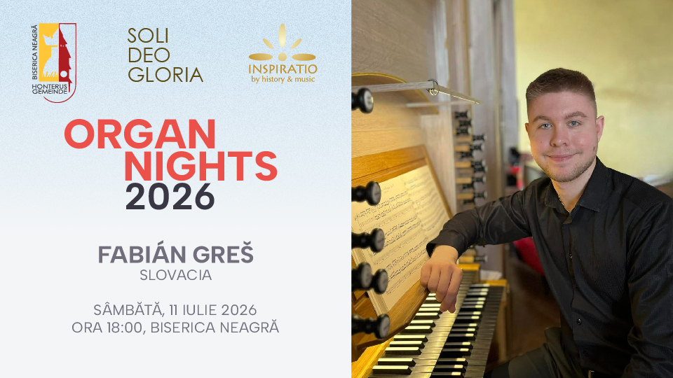 Organ Nights - Fabián Greš la Biserica Neagră!