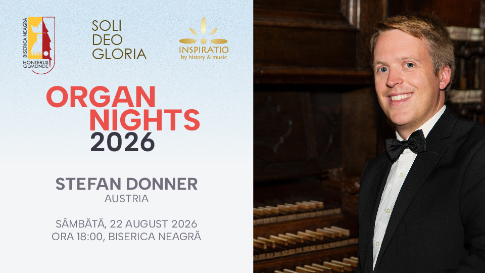 Organ Nights - Stefan Donner la Biserica Neagră