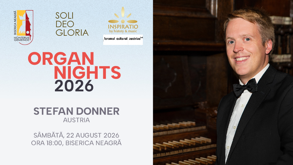 Organ Nights - Stefan Donner la Biserica Neagră