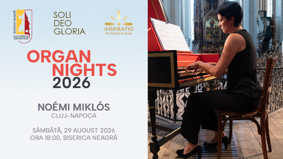 Organ Nights - Noémi Miklós la Biserica Neagră