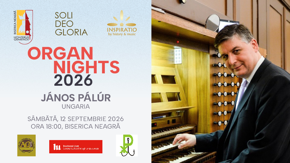 Organ Nights - János Pálúr la Biserica Neagră
