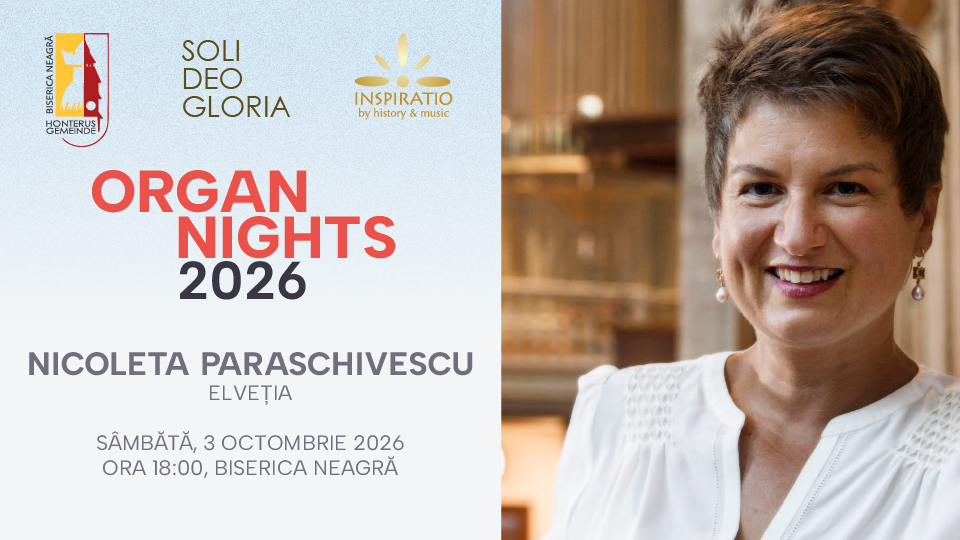 Organ Nights - Nicoleta Paraschivescu la Biserica Neagră