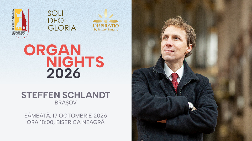 Închiderea festivalului Organ Nights - Steffen Schlandt la Biserica Neagră