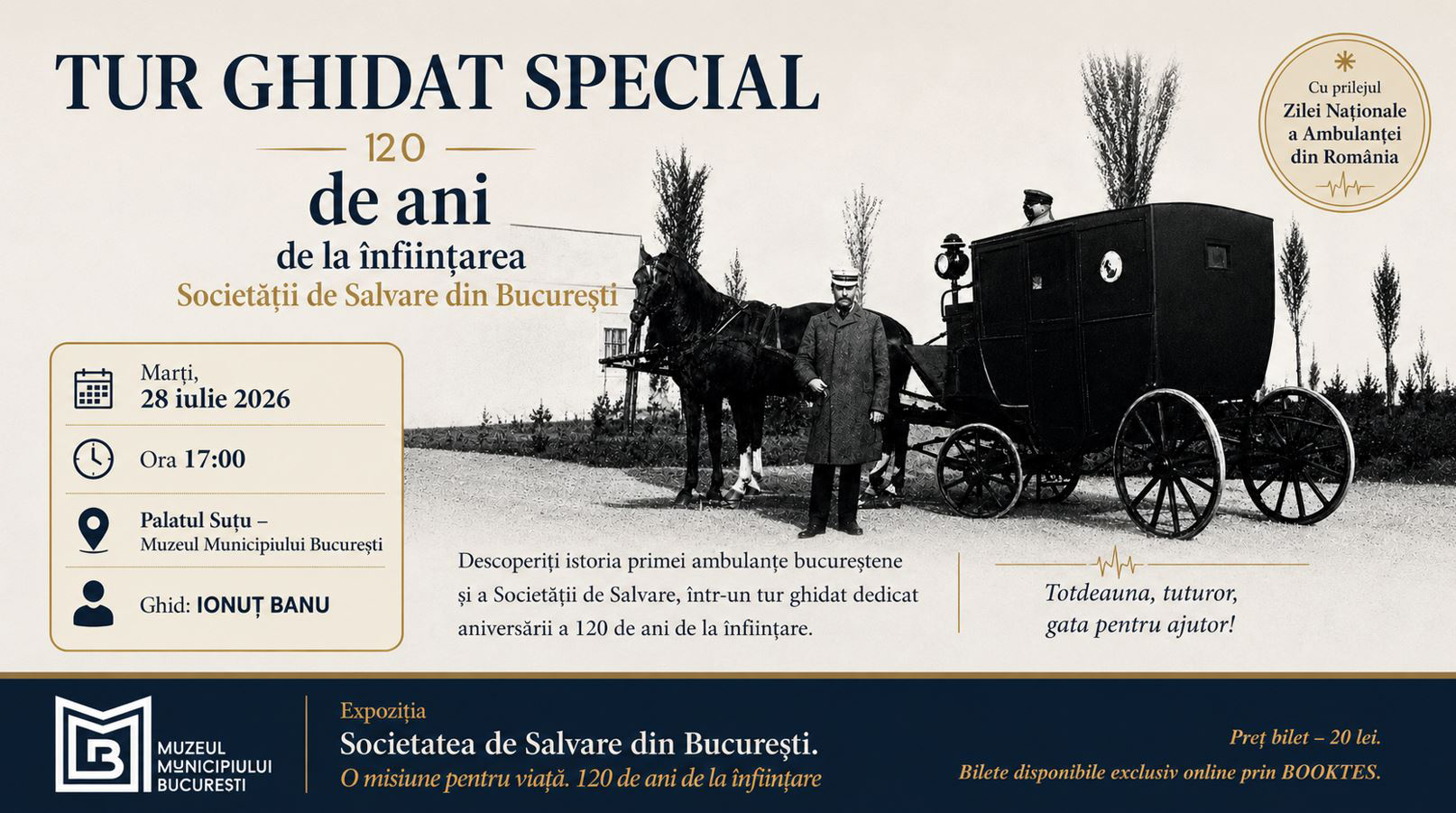 Tur ghidat special | 120 de ani de la înființarea Societății de Salvare