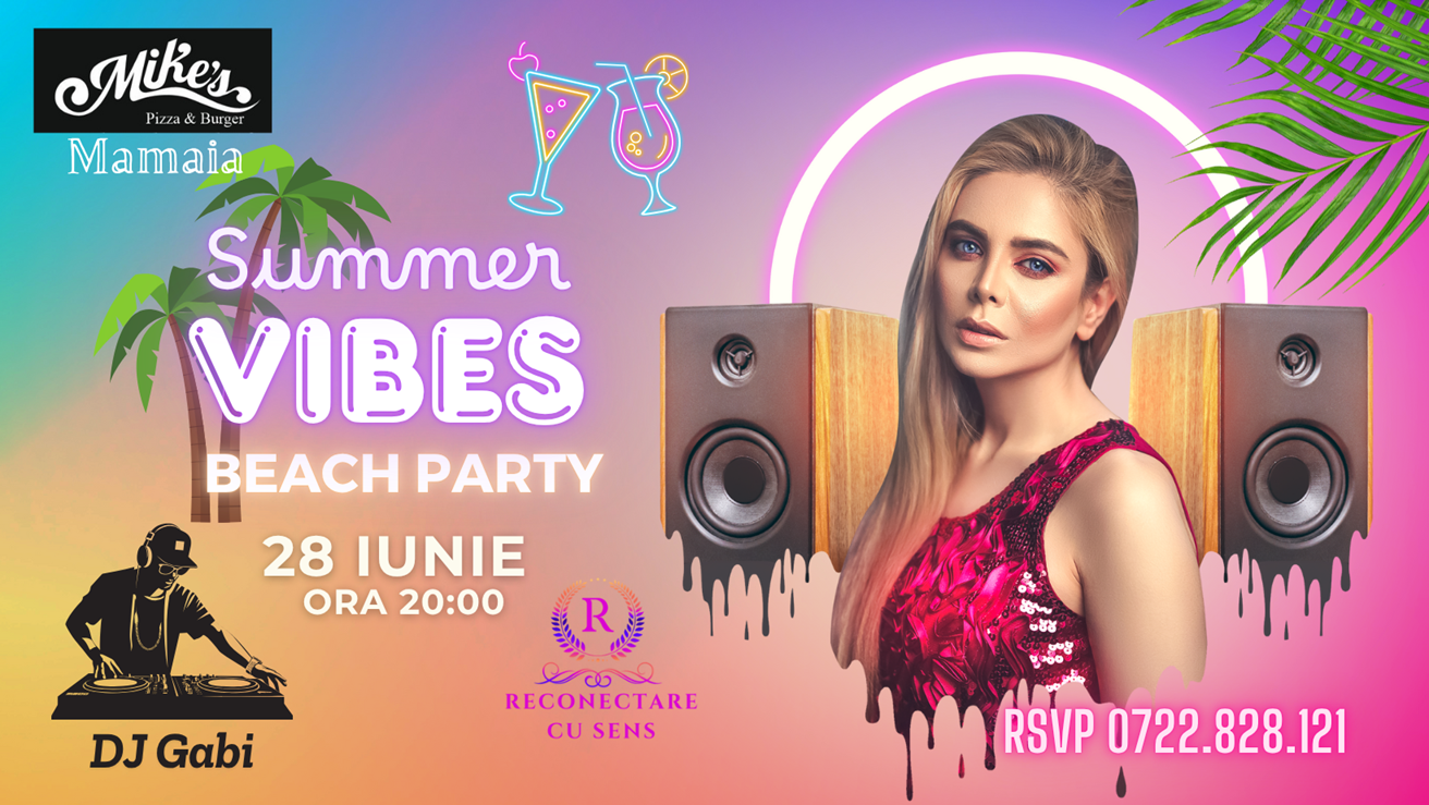 28 IUNIE: SUMMER VIBES Beach Party by ReConectare cu SenS