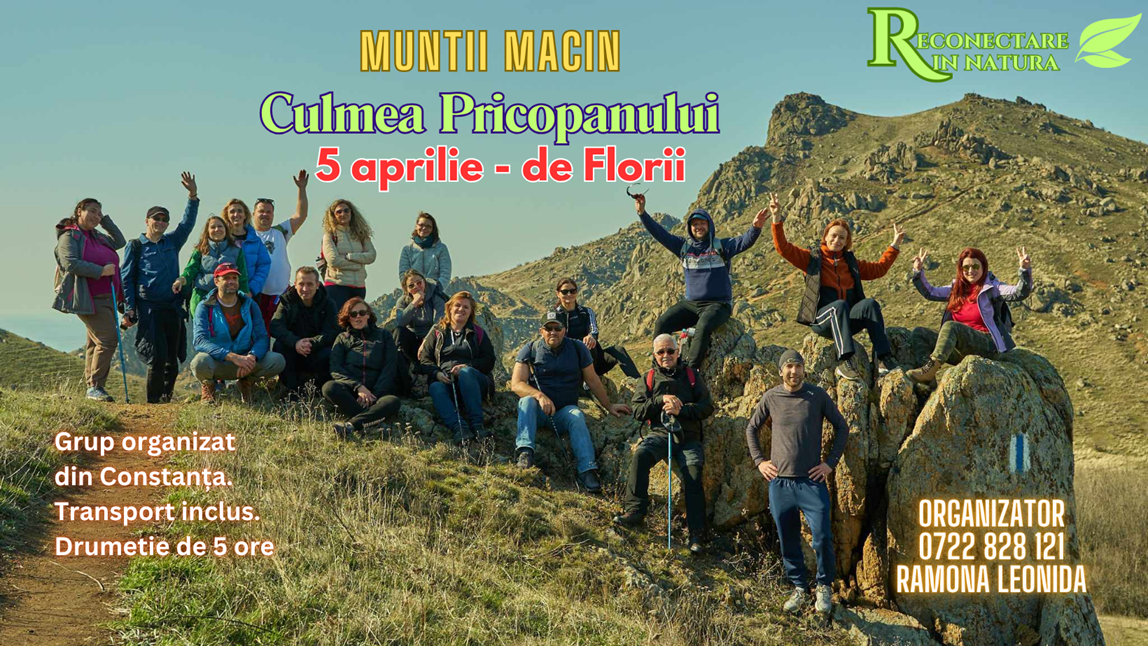5 APRILIE: Drumetie in Muntii Macin: CULMEA PRICOPANULUI