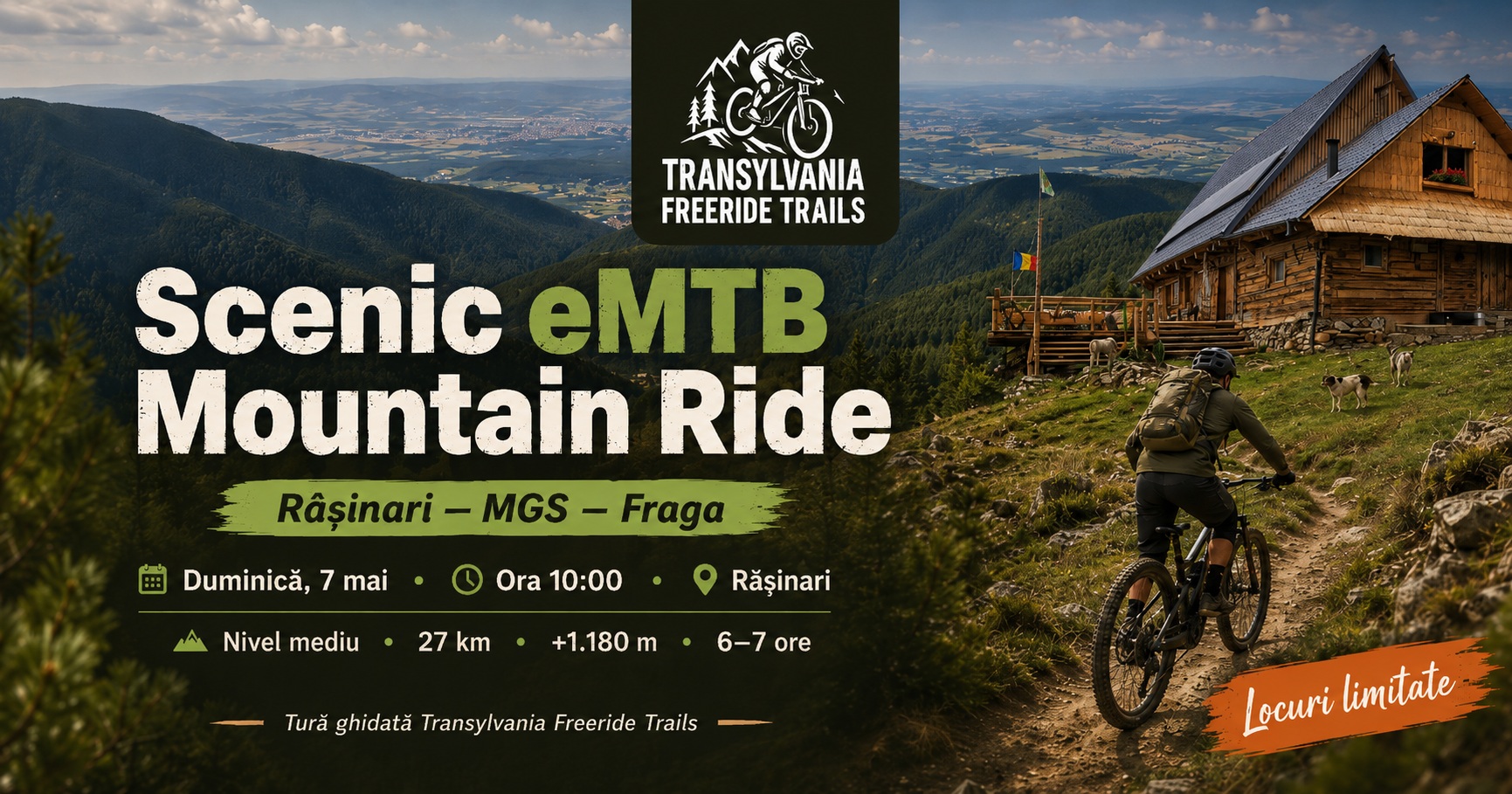 Scenic eMTB Mountain Ride | Rășinari - MGS - Fraga