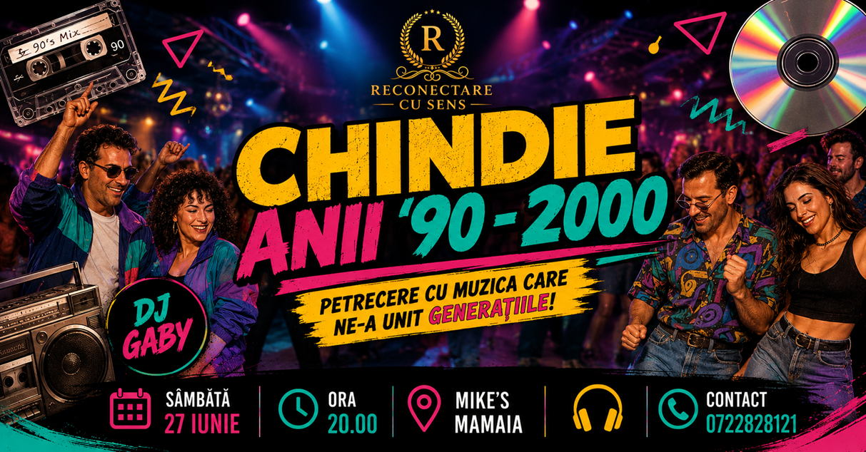 27 IUNIE: CHINDIE ANII '90 - 2000 by ReConectare cu SenS