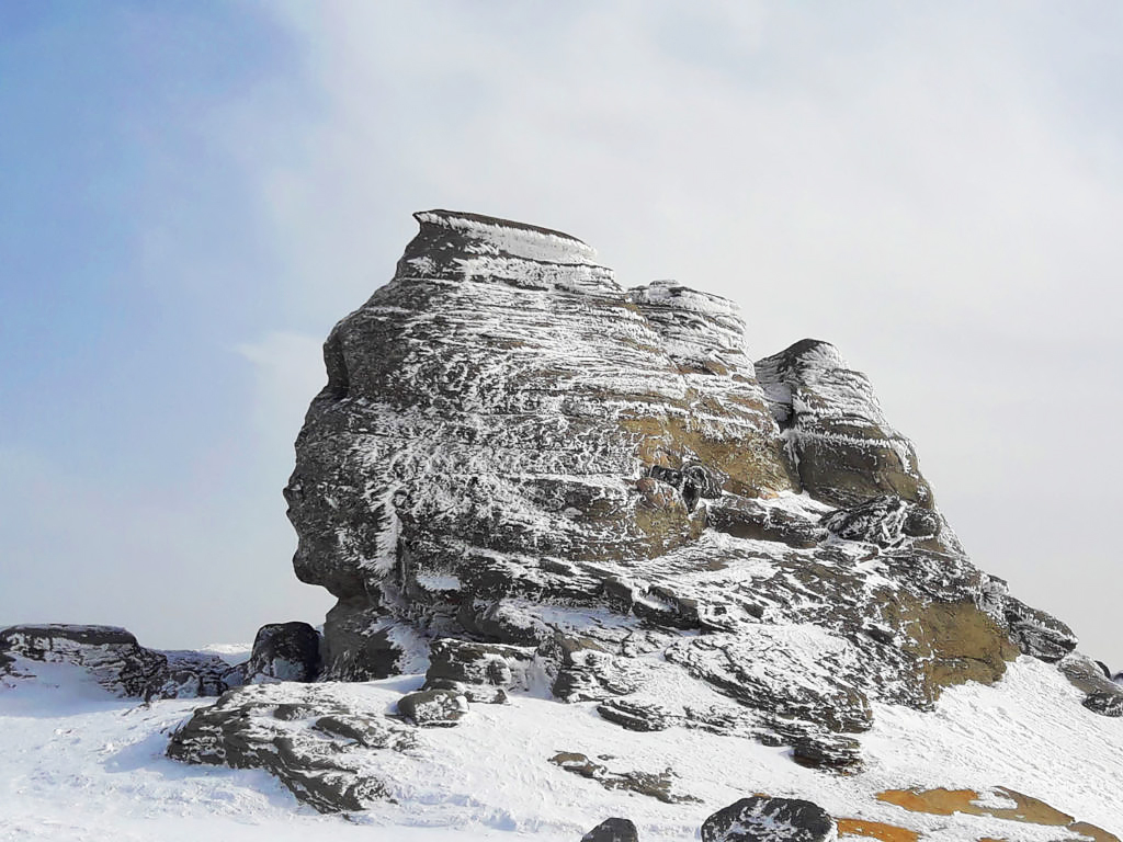 Snowshoeing in Romania