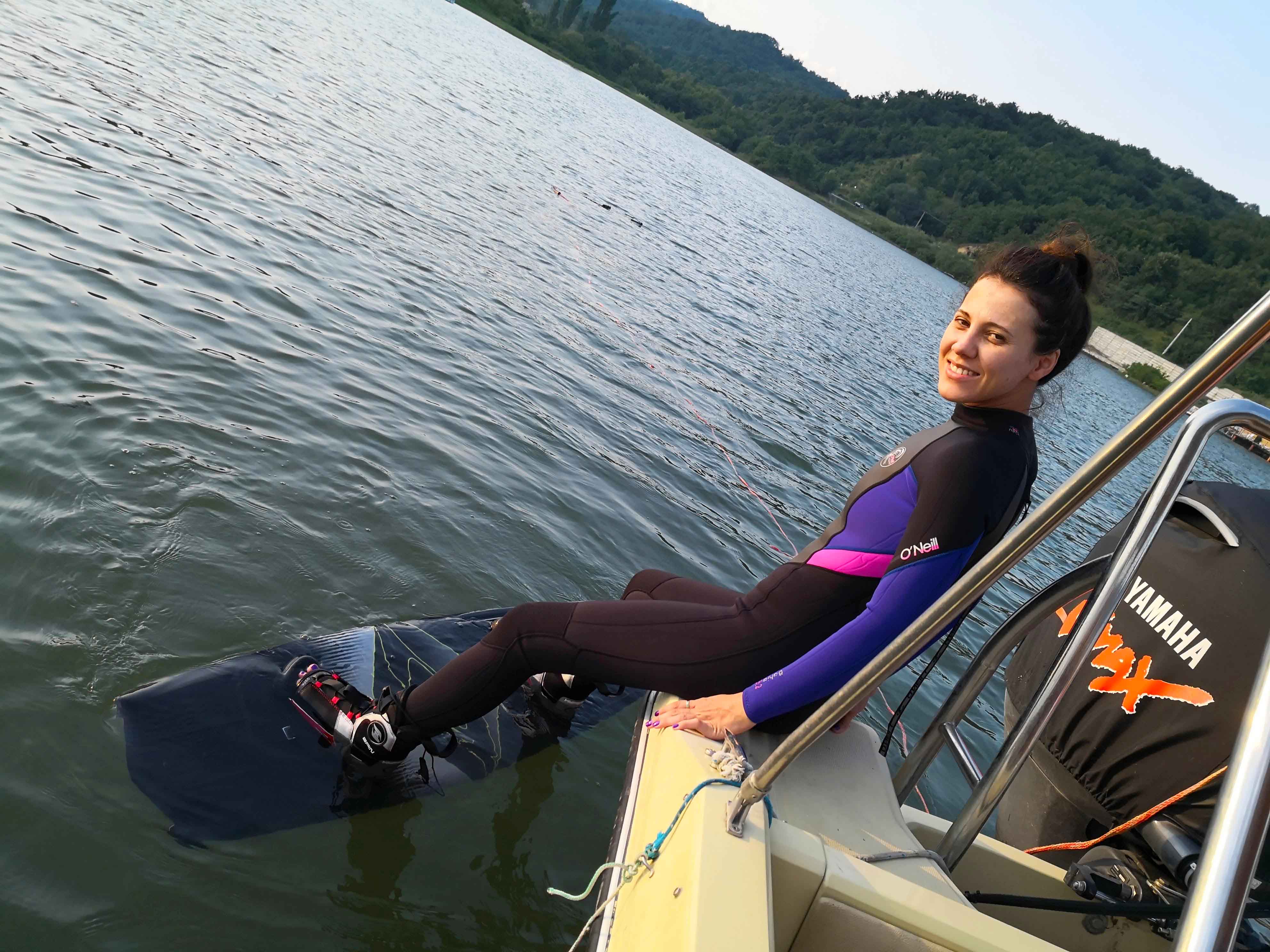 Lecții de ski nautic pentru începatori/avansați pe Dunăre