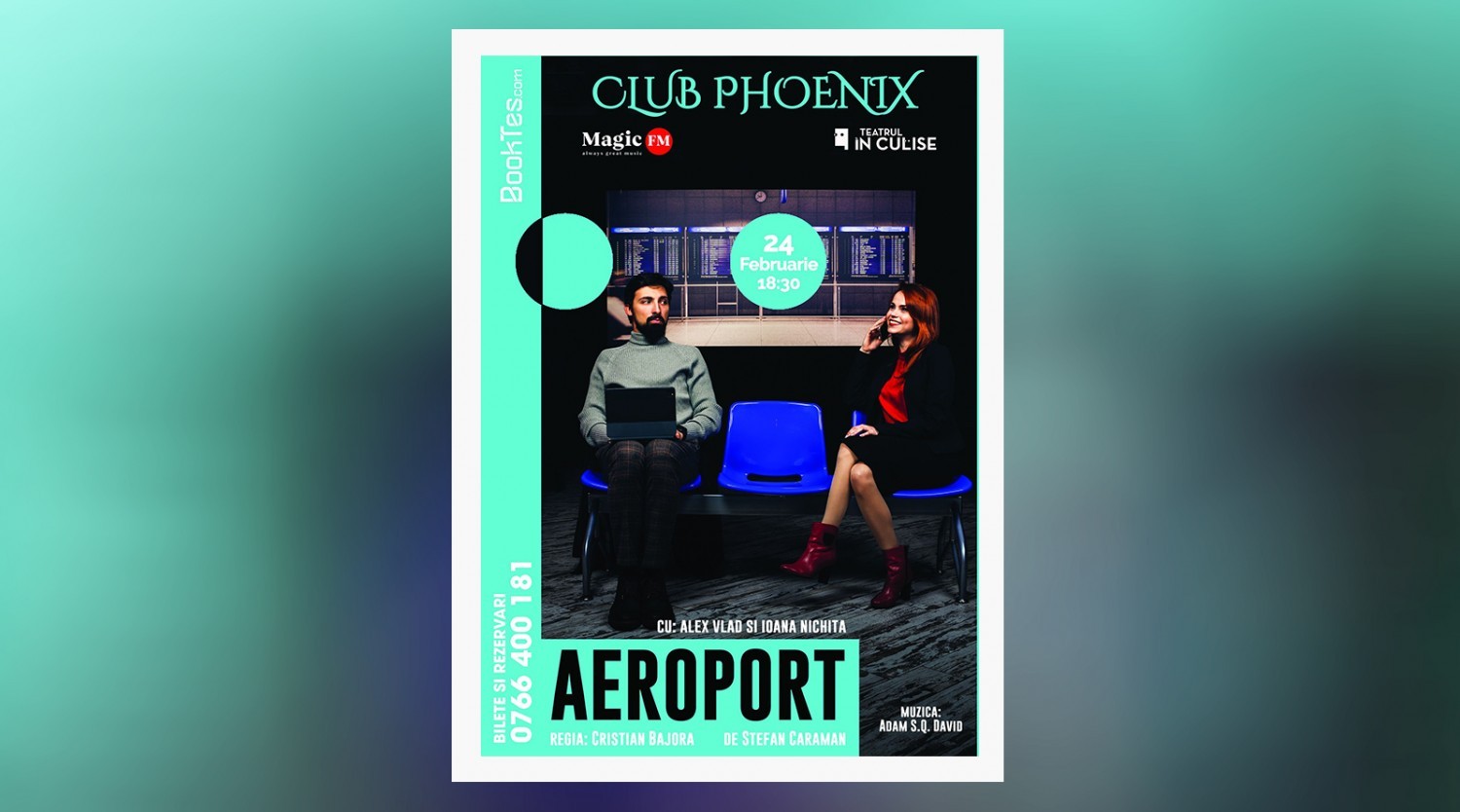 Romantism fără perdea în comedia: AEROPORT la Club Phoenix (premieră)
