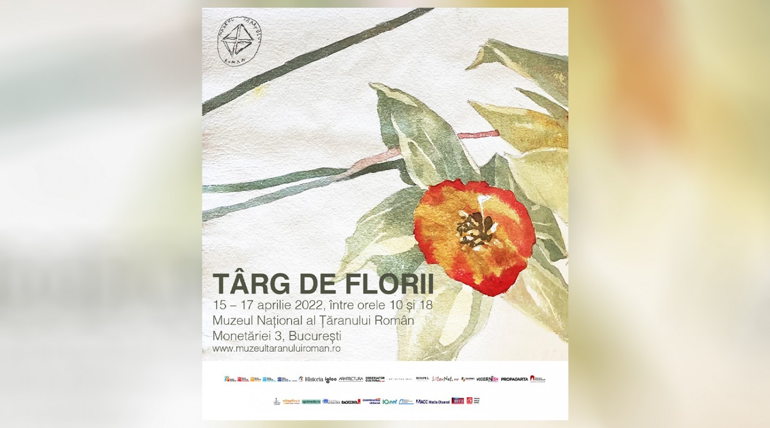 Targ de Florii la Muzeul National al Taranului Roman