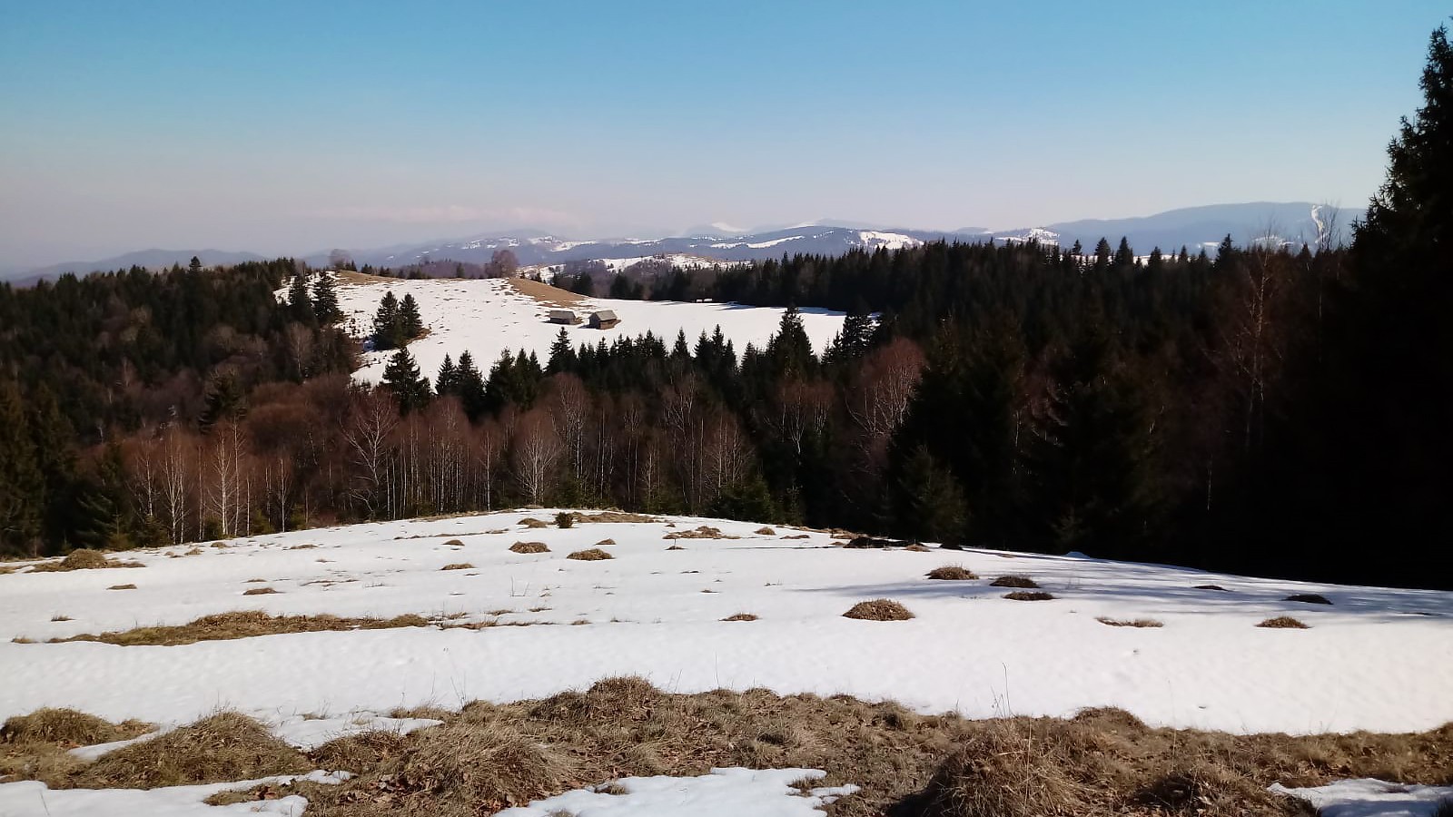 Drumetie in Muntii Cindrel, la (fosta) Cabana Fantanele