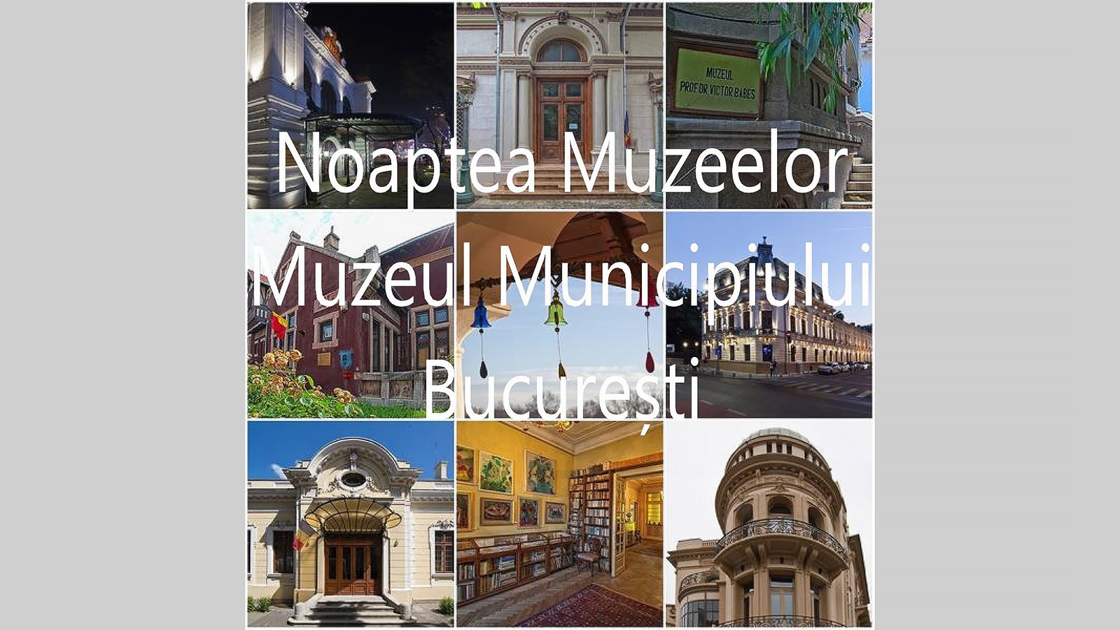 Noaptea Europeană A Muzeelor La Muzeul Municipiului București | BookTes