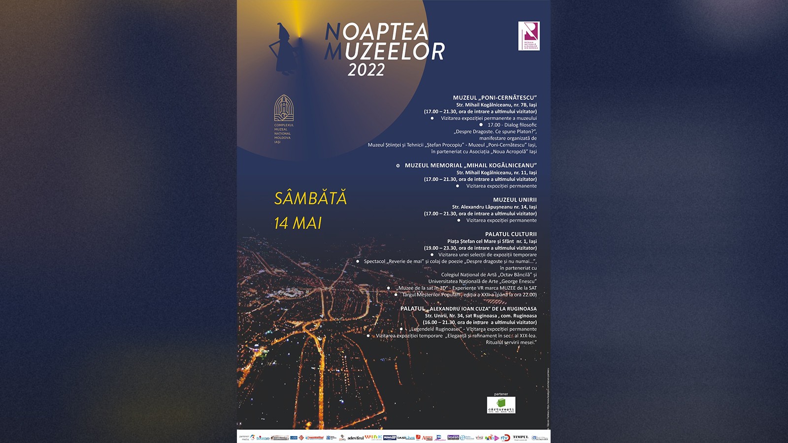 Noaptea Europeană a Muzeelor la Complexul Muzeal Național „Moldova” Iași