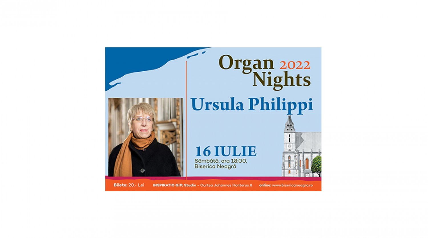 Organ Nights / Ursula Philippi la Biserica Neagra