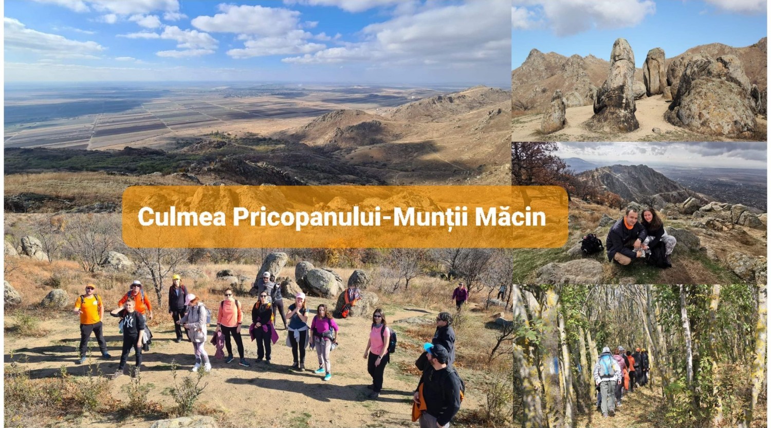 Drumeție pe Culmea Pricopanului (Munții Măcin)