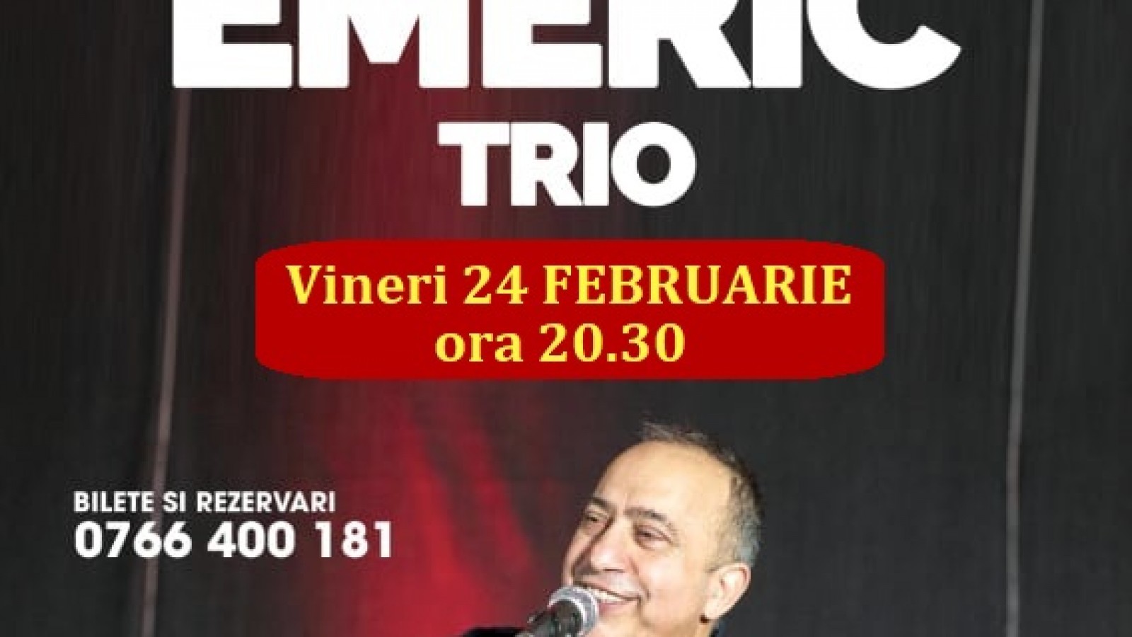 Concert "Emeric Trio" in Club Phoenix Constanta pe 24 februarie