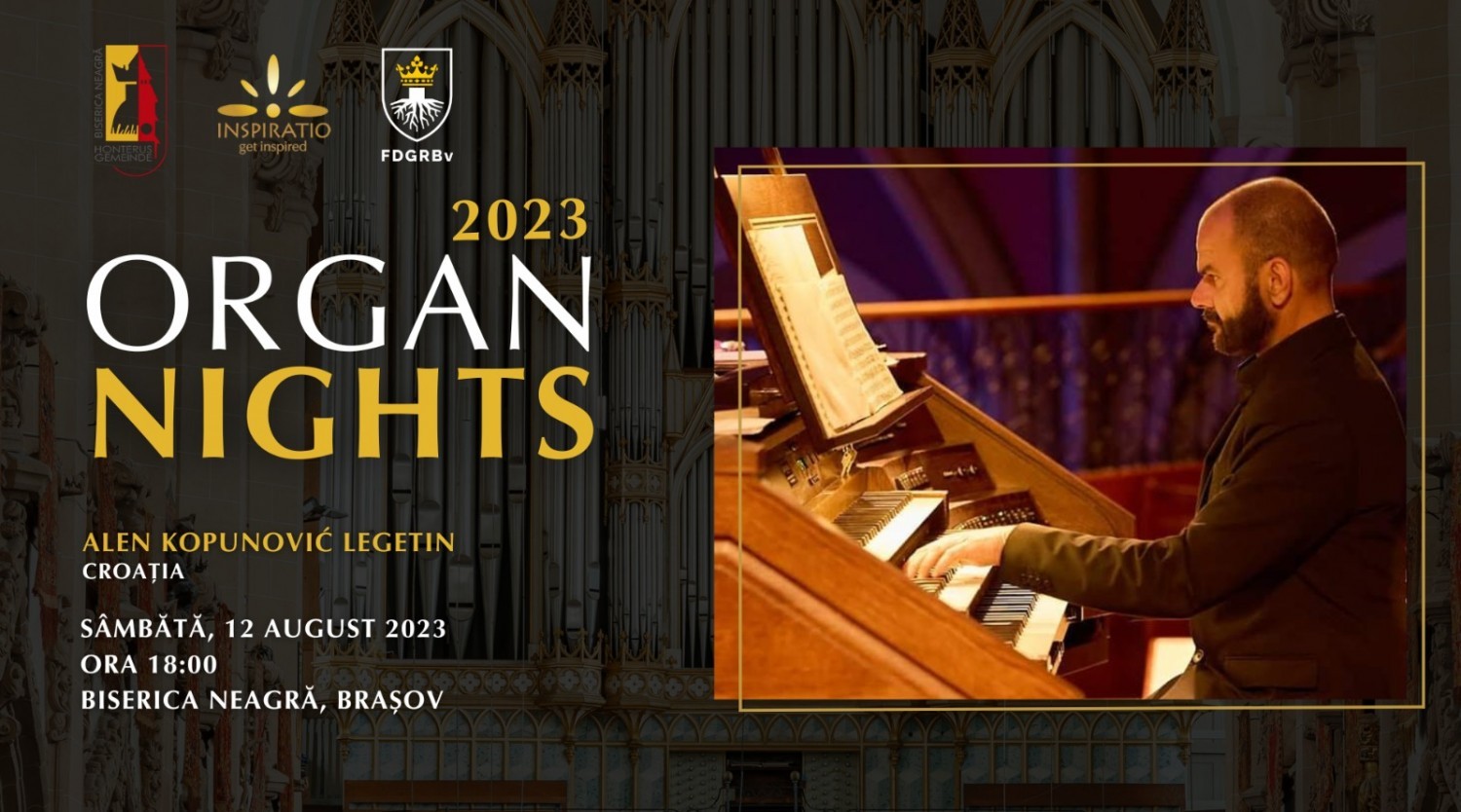 Organ Nights - Alen Kopunović Legetin la Biserica Neagră