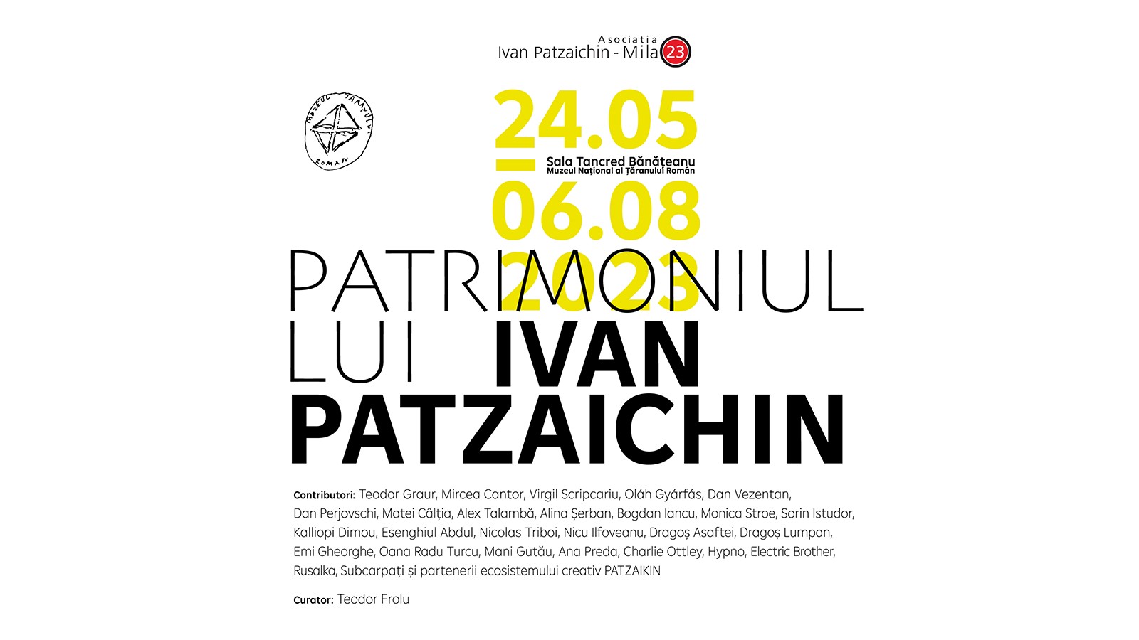 Expozitia Patrimoniul lui Ivan Patzaichin”