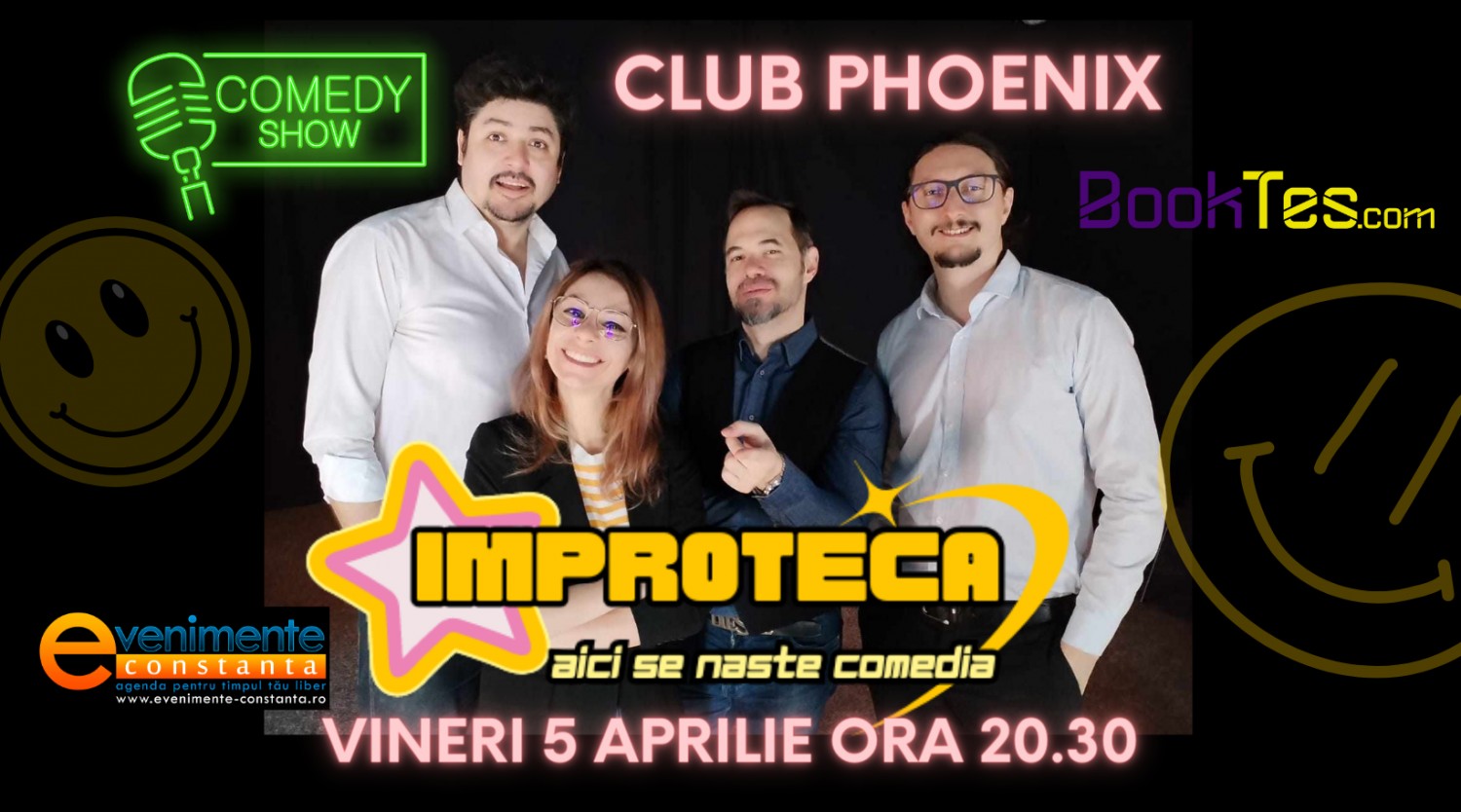 Spectacol interactiv de comedie cu trupa IMPROTECA la Club Phoenix