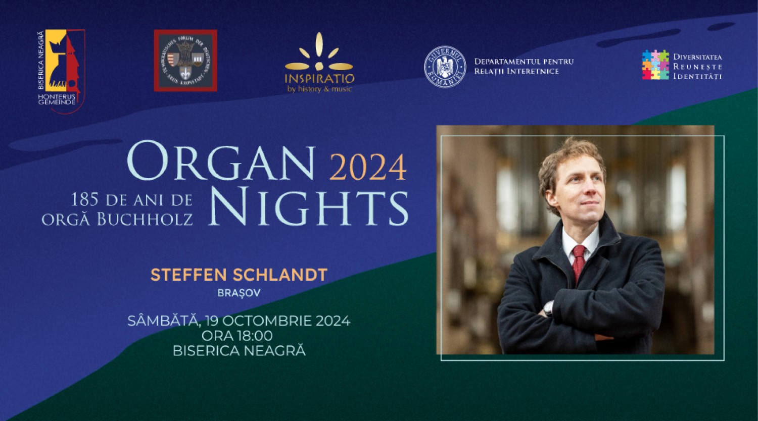 Închiderea festivalului Organ Nights - Steffen Schlandt la Biserica Neagră