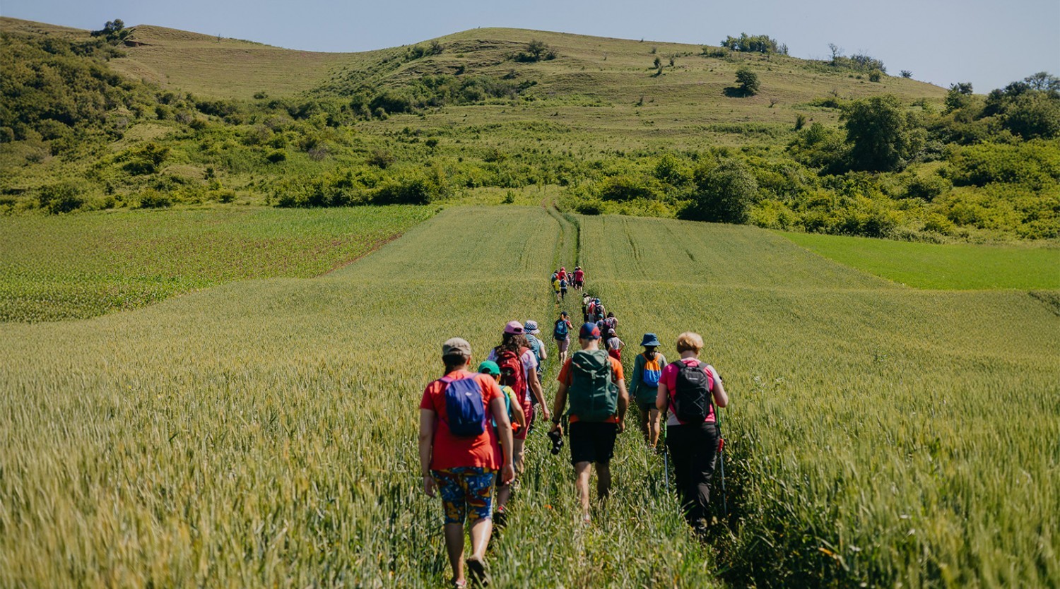 Drumeție în familie pe Dealul Zackel și decorare de dovleci la Slimnic