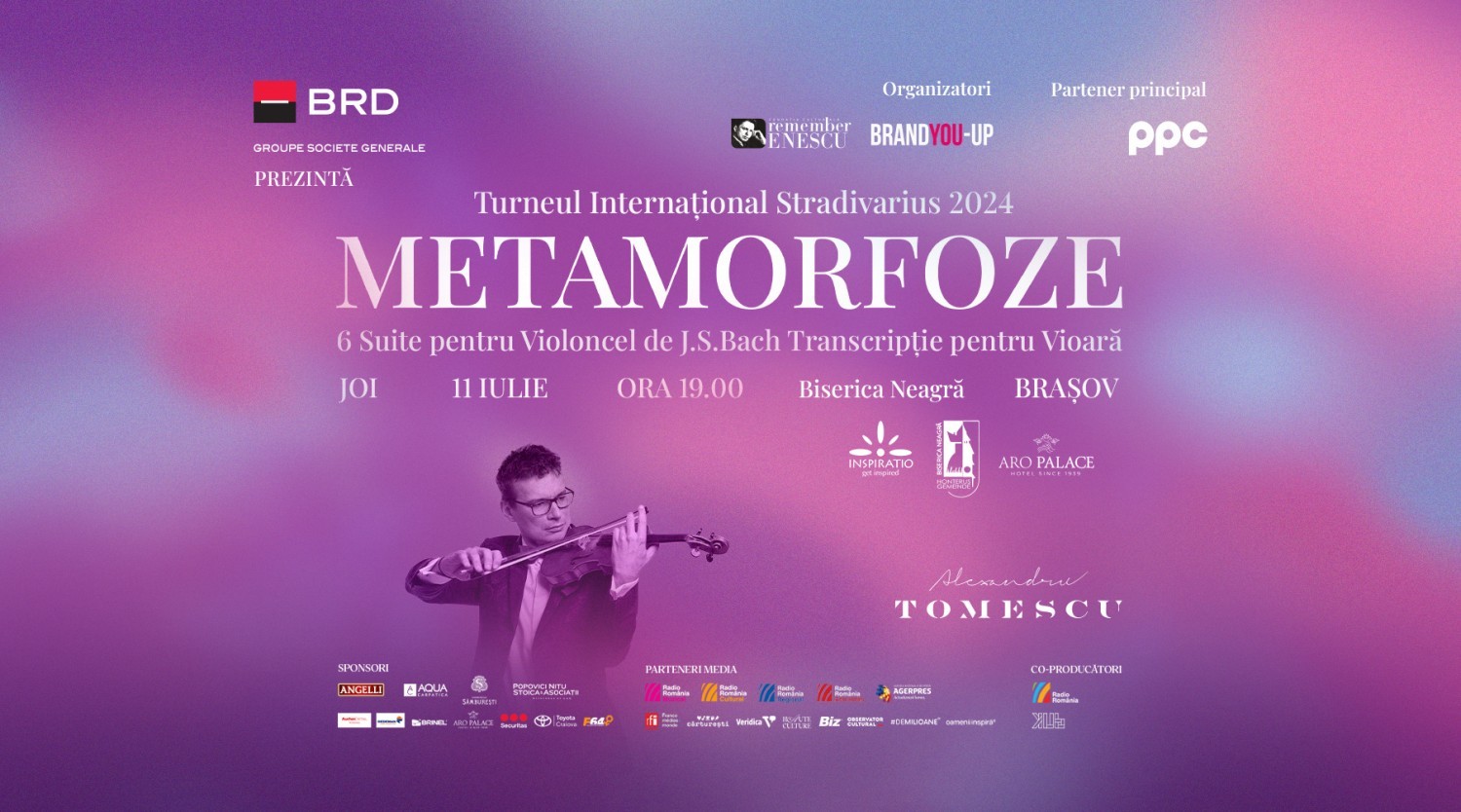 Turneul Internațional Stradivarius - Alexandru Tomescu la Biserica Neagră