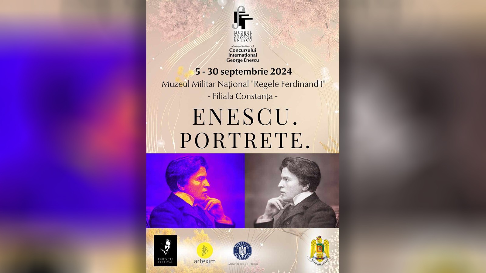 Expoziția „George Enescu. Portrete” la Filiala Constanța a Muzeului Militar