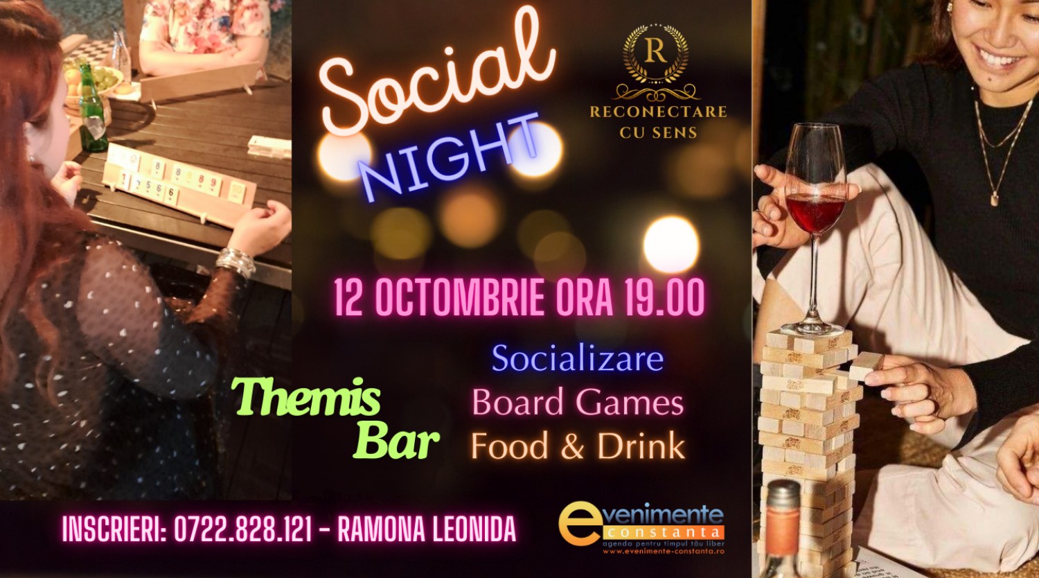 12 octombrie: Seara de socializare & Board Games