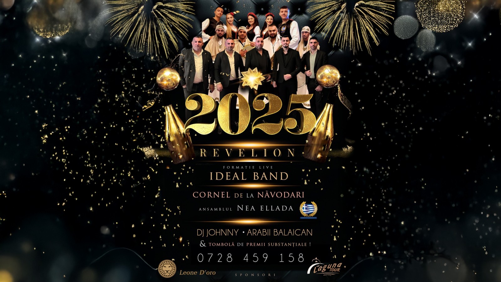 REVELION 2025 LA ARES BALLROOM CU IDEAL BAND & INVITAȚII