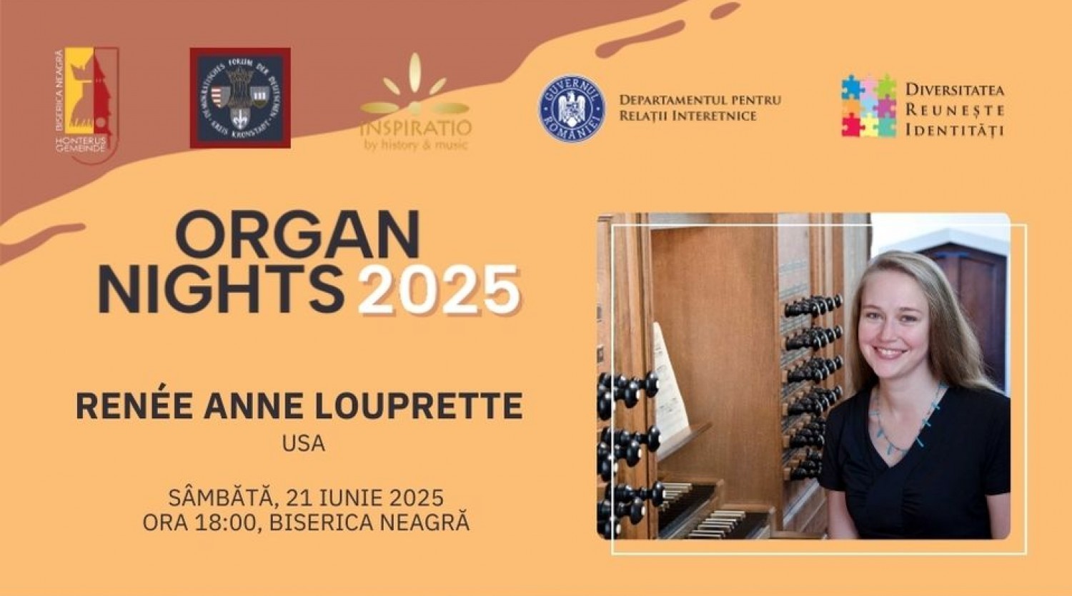 Organ Nights - Renée Anne Louprette la Biserica Neagră