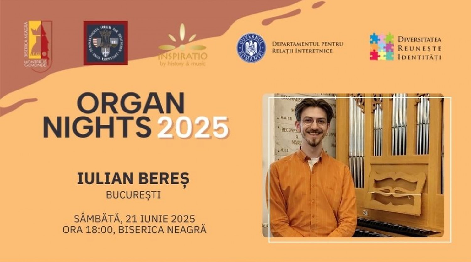 Organ Nights - Iulian Bereș la Biserica Neagră