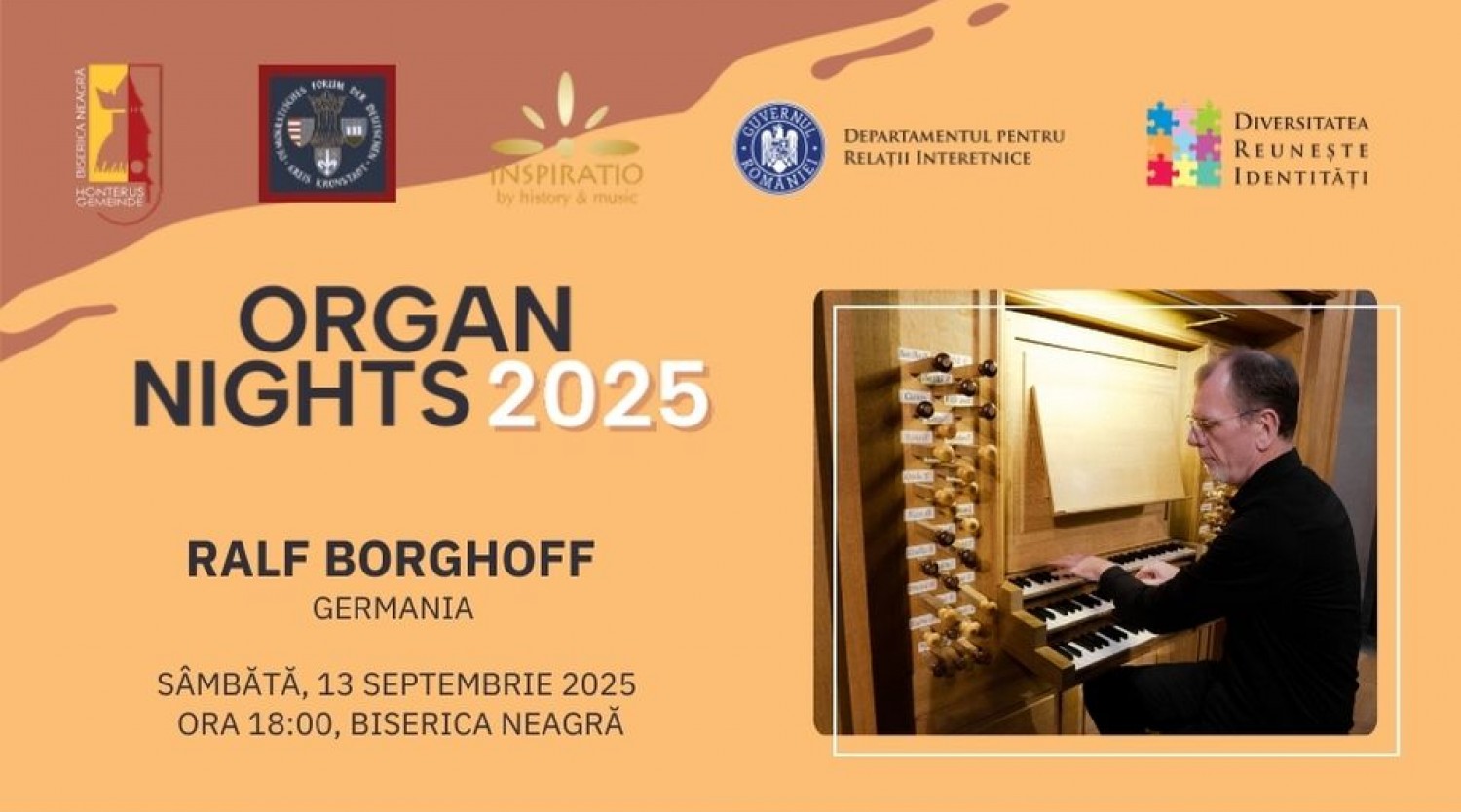 Organ Nights - Ralf Borghoff la Biserica Neagră