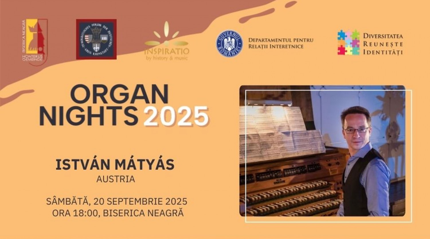Organ Nights - István Mátyás la Biserica Neagră