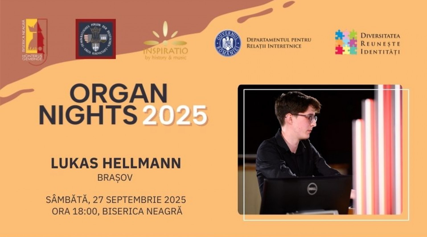 Organ Nights - Lukas Hellmann la Biserica Neagră