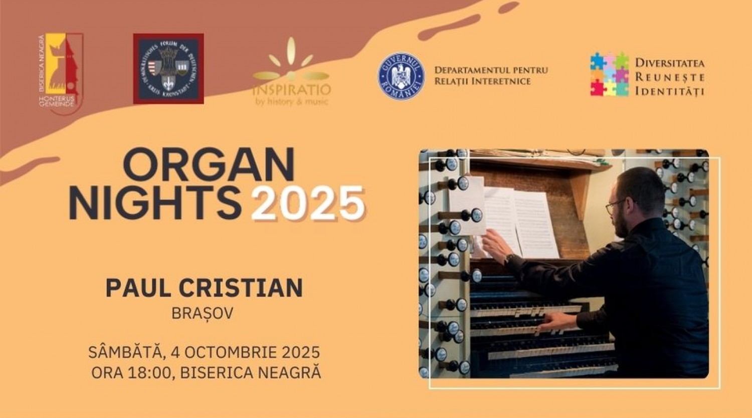 Organ Nights - Paul Cristian la Biserica Neagră