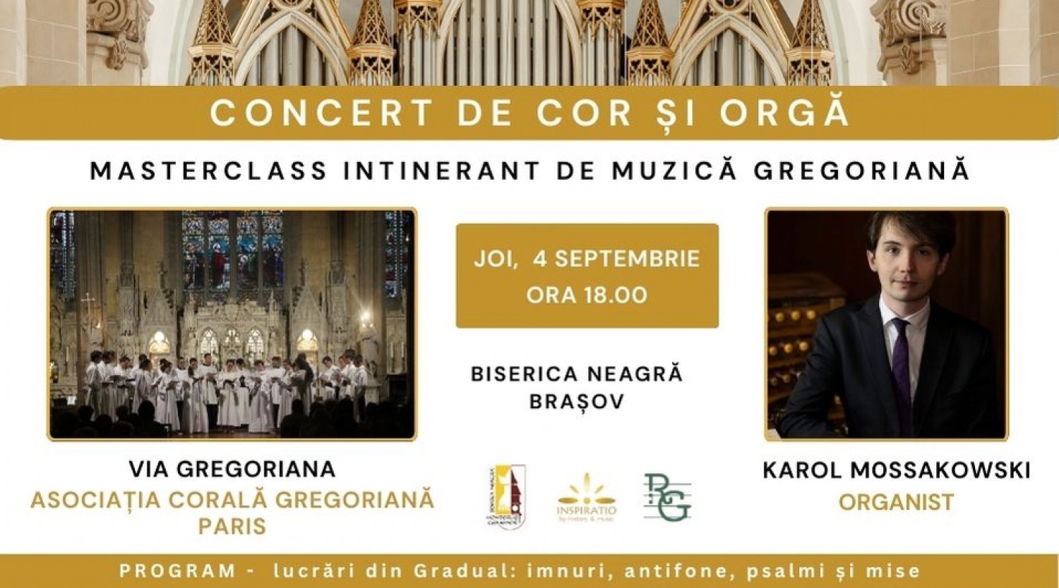 Via Gregoriana și Karol Mossakowski la Biserica Neagră