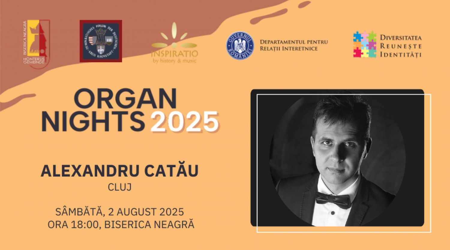 Organ Nights - Alexandru Catău la Biserica Neagră
