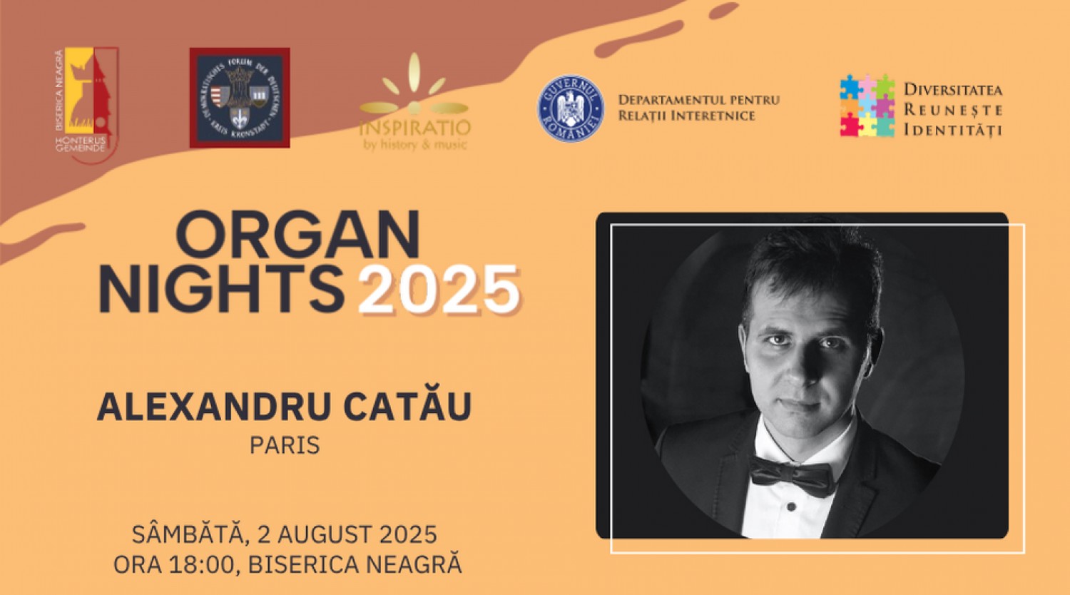 Organ Nights - Alexandru Catău la Biserica Neagră